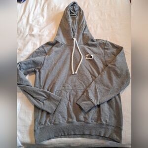 North Face men's size medium gray hoodie, GUC